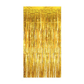 PartyCorp Golden Foil Curtain Fringe Set, 1 Pack
